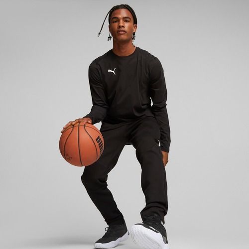 Longsleeve de baschet pentru bărbați PUMA Hoops Team Drycell LS Tee puma black