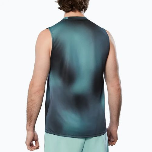Tank top de alergare pentru bărbați Mizuno Core Graphic aquifer