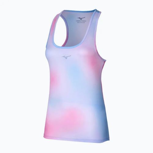 Tank top de alergare pentru femei Mizuno Impulse Core Graphic Tank halogen blue