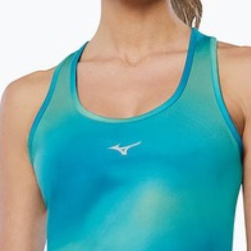 Tank top de alergare pentru femei Mizuno Impulse Core Graphic Tank eggshell blue