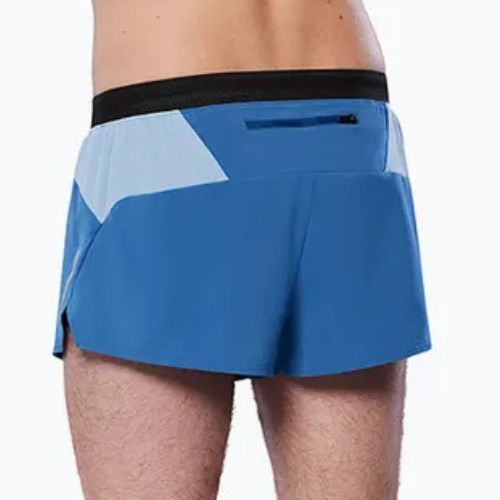 Pantaloni scurți de alergare pentru bărbați Mizuno Aero Split 1.5 federal blue