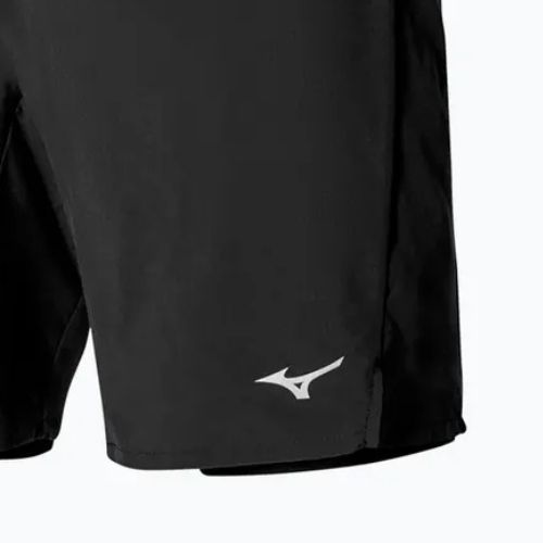 Pantaloni scurți de alergare pentru bărbați Mizuno Multi Pocket 2in1 7.5 black