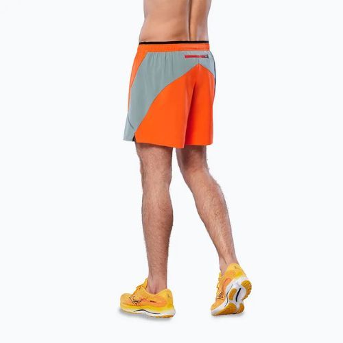 Pantaloni scurți de alergare pentru bărbați Mizuno Alpha 5.5 nasturtium/lead