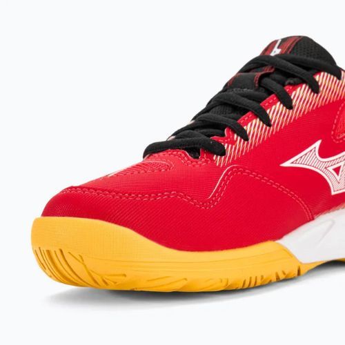 Încălțăminte de handbal pentru copii Mizuno Stealth Star 2 Jr radiant red/white/carrot curl