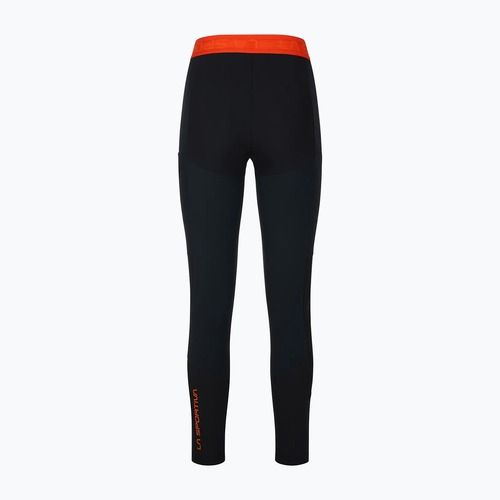 Pantaloni de trekking pentru femei La Sportiva Camino Tight black/cherry tomato