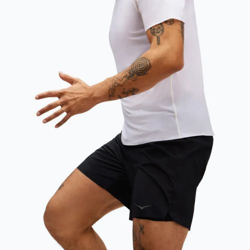 Pantaloni scurți de alergare pentru bărbați HOKA Glide 7'' 2in1 black