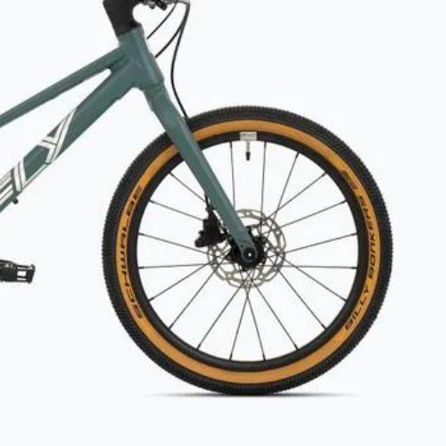 Bicicletă pentru copii Superior F.L.Y. 20 DB matte trooper green/hologram chrome