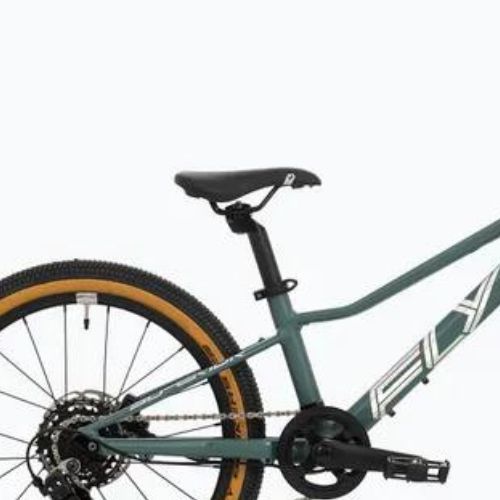 Bicicletă pentru copii Superior F.L.Y. 20 DB matte trooper green/hologram chrome