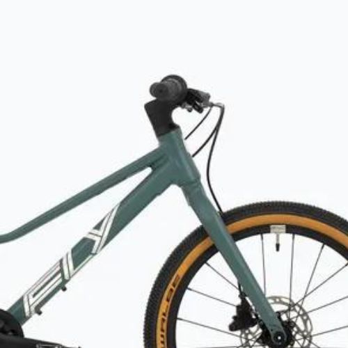Bicicletă pentru copii Superior F.L.Y. 20 DB matte trooper green/hologram chrome