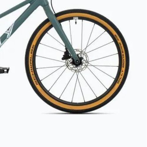 Bicicletă pentru copii Superior F.L.Y. 24 DB matte trooper green/hologram chrome