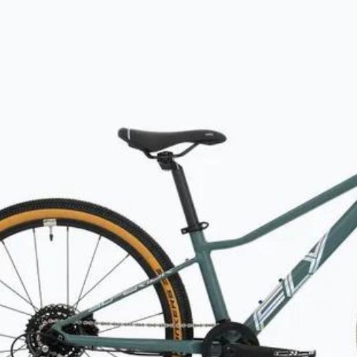 Bicicletă pentru copii Superior F.L.Y. 24 DB matte trooper green/hologram chrome