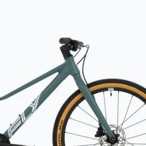 Bicicletă pentru copii Superior F.L.Y. 24 DB matte trooper green/hologram chrome