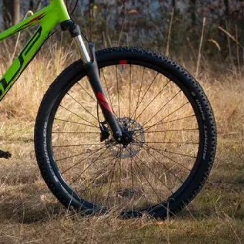 Bicicletă pentru copii Superior RACER XC 27 DB matte lime/red