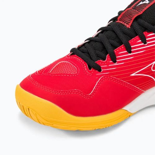 Încălțăminte de volei pentru bărbați Mizuno Cyclone Speed 4 radiant red/white/carrot curl