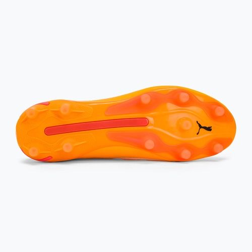 Încălțăminte de fotbal PUMA King Ultimate Fg/Ag sun stream/puma black/sunset glow