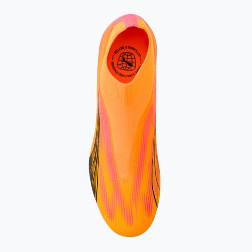 Încălțăminte de fotbal PUMA Ultra Match+ LL Fg/Ag sunset glow/puma black/sun stream