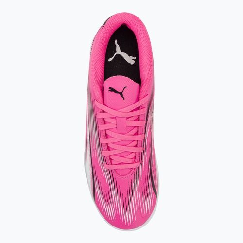 Încălțăminte de fotbal pentru copii PUMA Ultra Play TT Jr poison pink/puma white/puma black