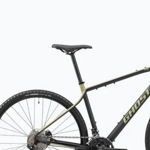 Bicicletă de gravel GHOST Asket Essential black/light kaki matt