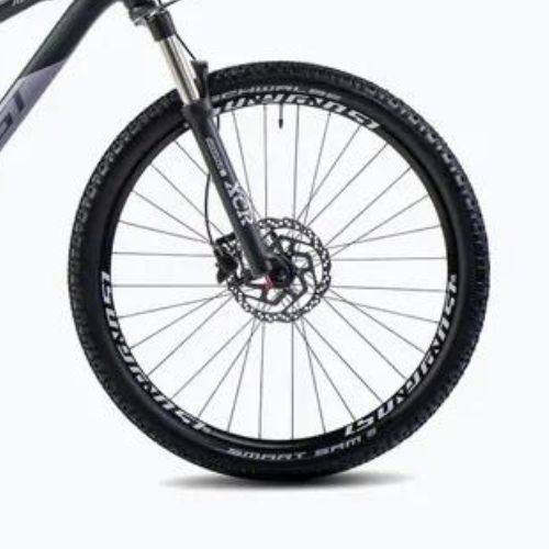 Bicicletă de munte pentru femei GHOST Lanao Advanced 27.5 W black/pearl purple matt
