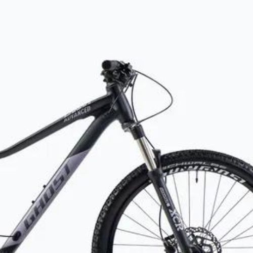 Bicicletă de munte pentru femei GHOST Lanao Advanced 27.5 W black/pearl purple matt