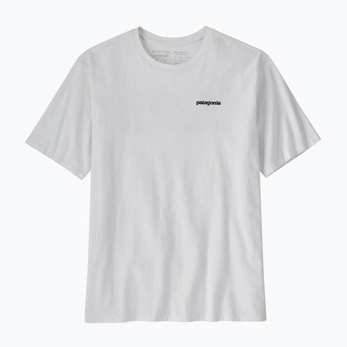 Tricou de trekking pentru bărbați Patagonia P-6 Logo Responsibili-Tee white