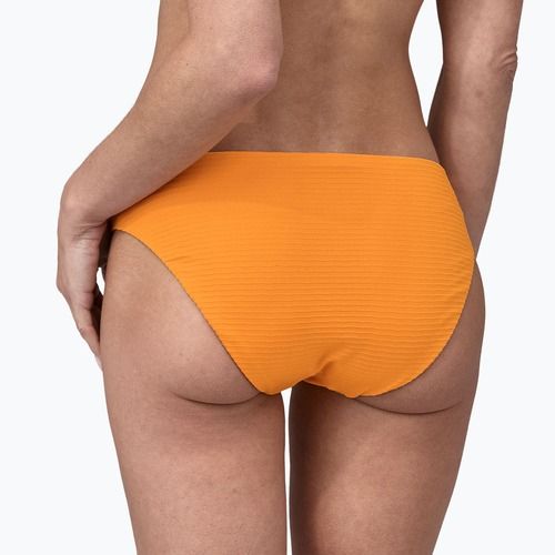 Partea de jos a costumului de baie Patagonia Sunamee Bottoms ripple / kishu orange