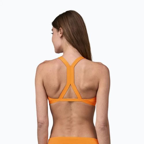 Partea de sus a costumului de baie Patagonia Bottom Turn Top ripple / kishu orange