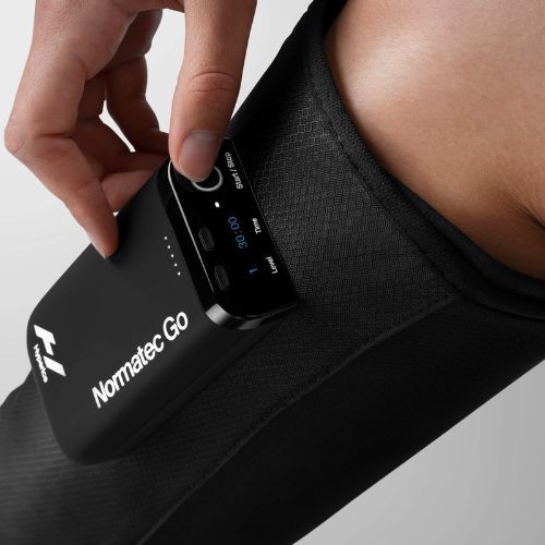 Dispozitiv pentru regenerarea picioarelor Normatec Go black