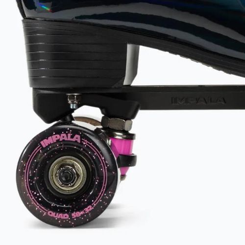 Patine pentru femei IMPALA Quad Skate negru holografic