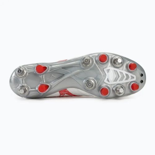 Încălțîminte de fotbal pentru bărbați Mizuno Morelia Neo IV Β Japan Mix white/radiant red/hot coral