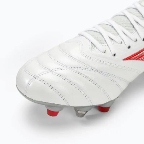 Încălțîminte de fotbal pentru bărbați Mizuno Morelia Neo IV Β Japan Mix white/radiant red/hot coral