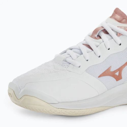 Încălțăminte de handbal pentru femei Mizuno Wave Stealth Neo white/rose/snow white
