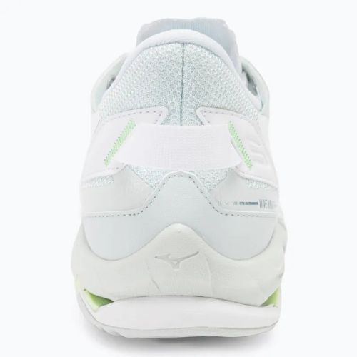 Încălțăminte de handbal pentru femei Mizuno Wave Mirage 5 white/glacial ridge/patinagreen