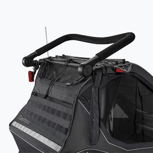Remorcă pentru bicicletă Qeridoo Kidgoo 1 dark steel grey