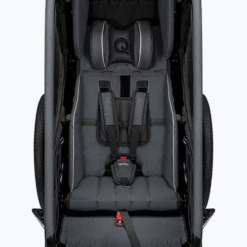 Remorcă pentru bicicletă Qeridoo Kidgoo 1 dark steel grey