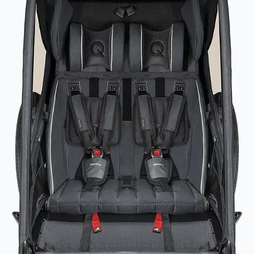 Remorcă pentru bicicletă Qeridoo Kidgoo 2 dark steel grey