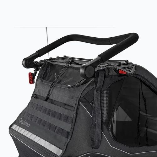 Remorcă pentru bicicletă Qeridoo Kidgoo 2 dark steel grey