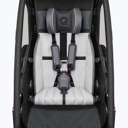 Remorcă pentru bicicletă Qeridoo Sportrex 1 cayenne red