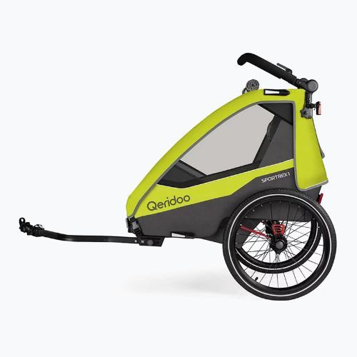 Remorcă pentru bicicletă Qeridoo Sportrex 1 new lime green