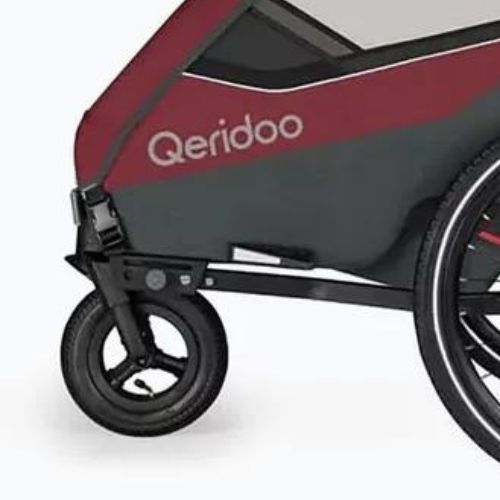 Remorcă pentru bicicletă Qeridoo Sportrex 2 cayenne red
