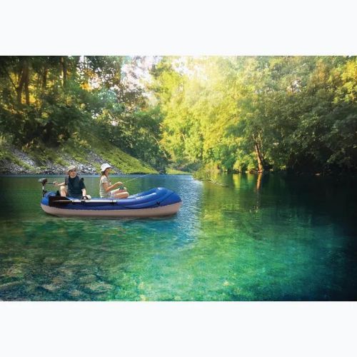 Barcă 3-persoane cu motor Aqua Marina Wildriver blue