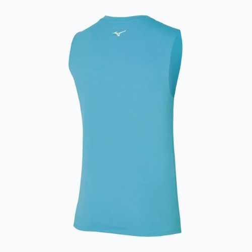 Tank top de alergat pentru bărbați Mizuno Impulse Core maui blue