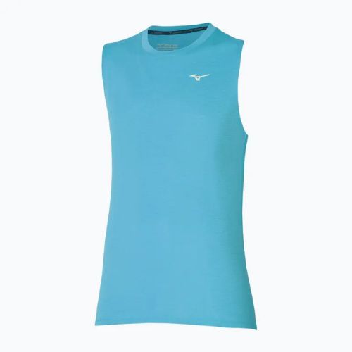 Tank top de alergat pentru bărbați Mizuno Impulse Core maui blue