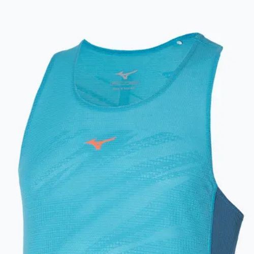 Tank top de alergat pentru bărbați Mizuno Aero Tank maui blue