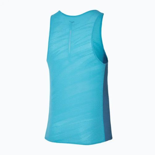 Tank top de alergat pentru bărbați Mizuno Aero Tank maui blue