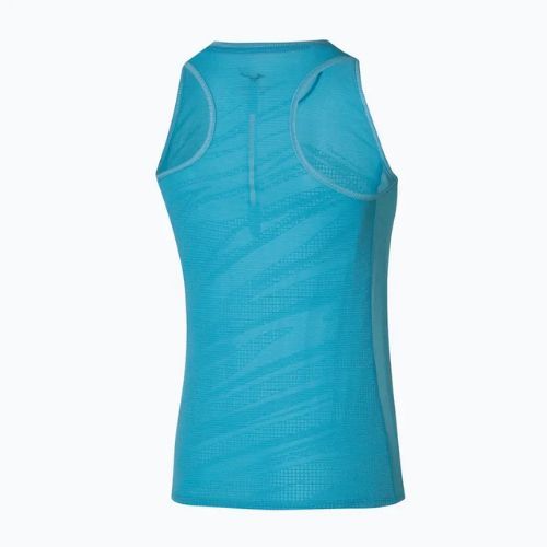 Tank top de alergat pentru femei Mizuno Aero Tank maui blue