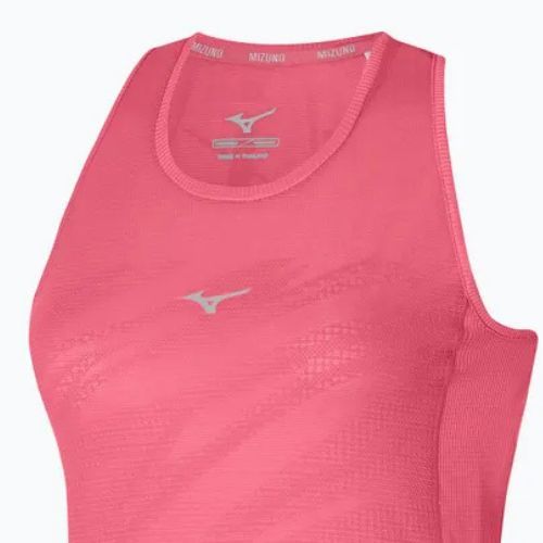 Tank top de alergat pentru femei Mizuno Aero Tank sunkissed coral
