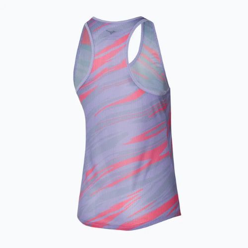 Tank top de alergat pentru femei Mizuno DAF Graphic Tank pastel lilac
