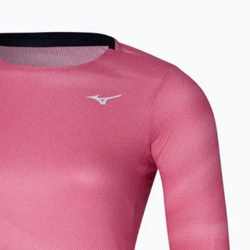 Longsleeve de alergat pentru femei Mizuno Premium Aero Tee sangria sunset