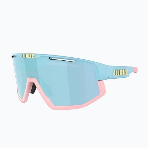 Ochelari de soare Bliz Fusion albastru pastel/albastru fumuriu/albastru gheață multiplu
